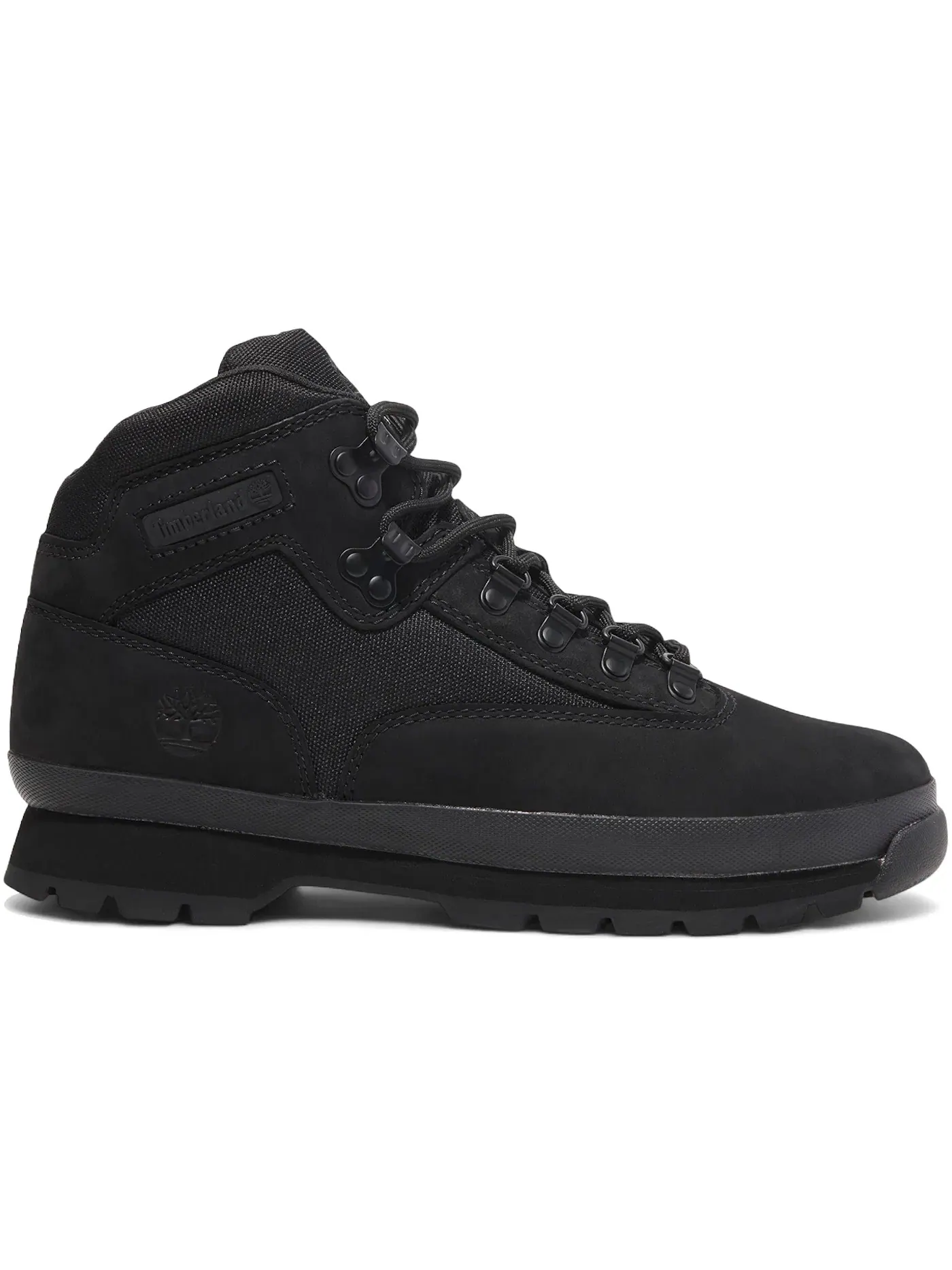 Мужские ботинки с высоким берцем Timberland Euro Hiker Mid Lace-Up Boot — изображение 1 из 1, черный