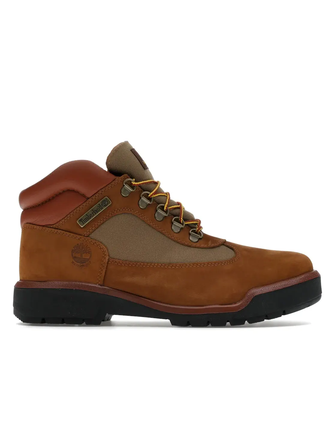 Мужские ботинки с высоким берцем Timberland Field Boot Mid — изображение 1 из 4, бежевый хаки