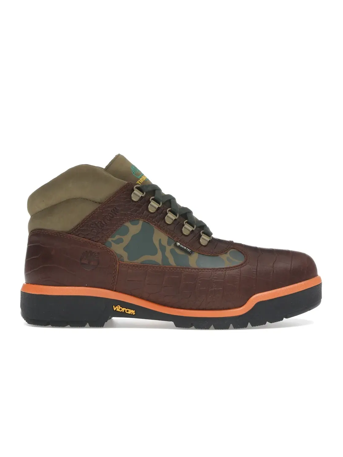 Мужской ботинок Field Boot Mid Lace Up Gore-Tex Timberland — изображение 1 из 4, коричневый