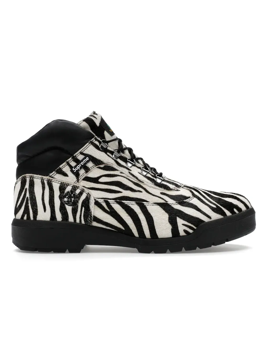 Мужские ботинки Timberland Field Boot Mid Lace Up Supreme Zebra — изображение 1 из 4, белый/черный