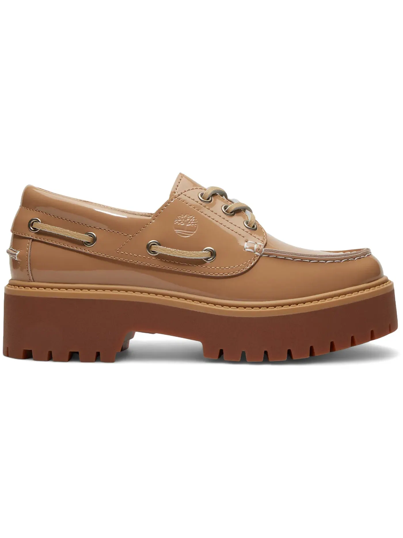 Женские лоферы на платформе Timberland Stone Street Platform Boat Shoe
