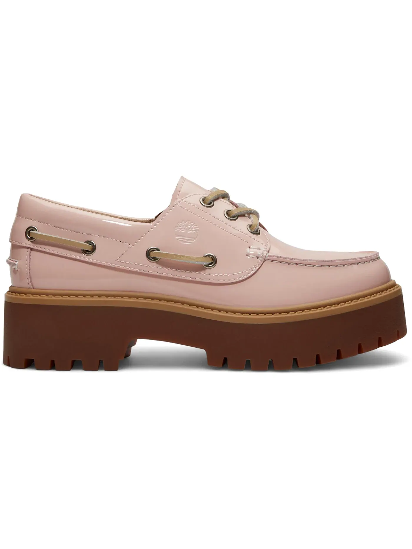 Женские лоферы на платформе Timberland Stone Street Platform Boat Shoe