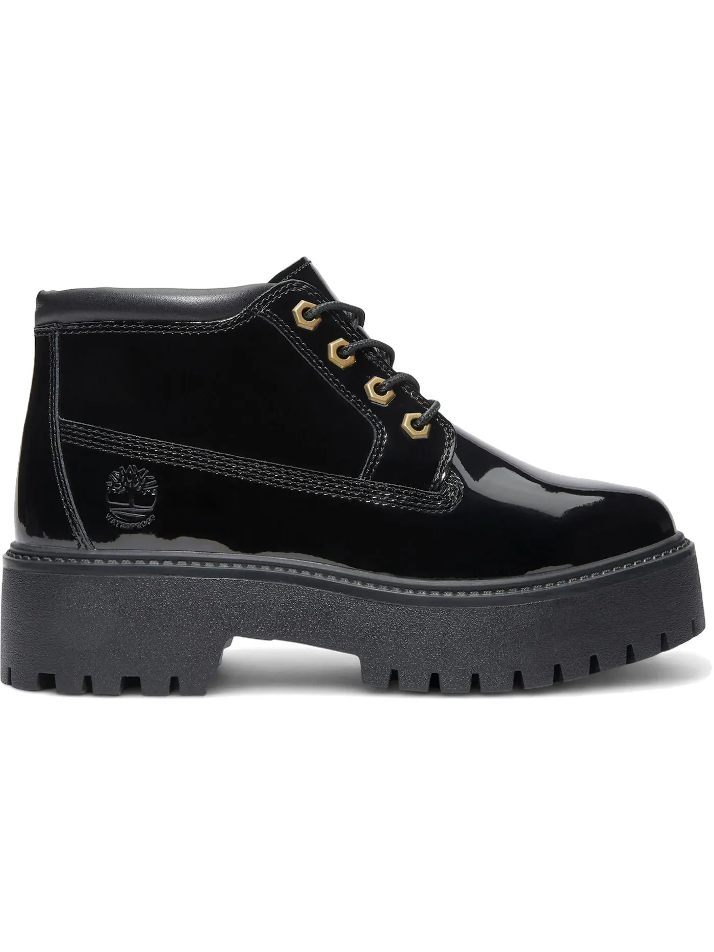 Женские ботинки на платформе Timberland Stone Street Platform Chukka Timberland — изображение 1 из 1, черный
