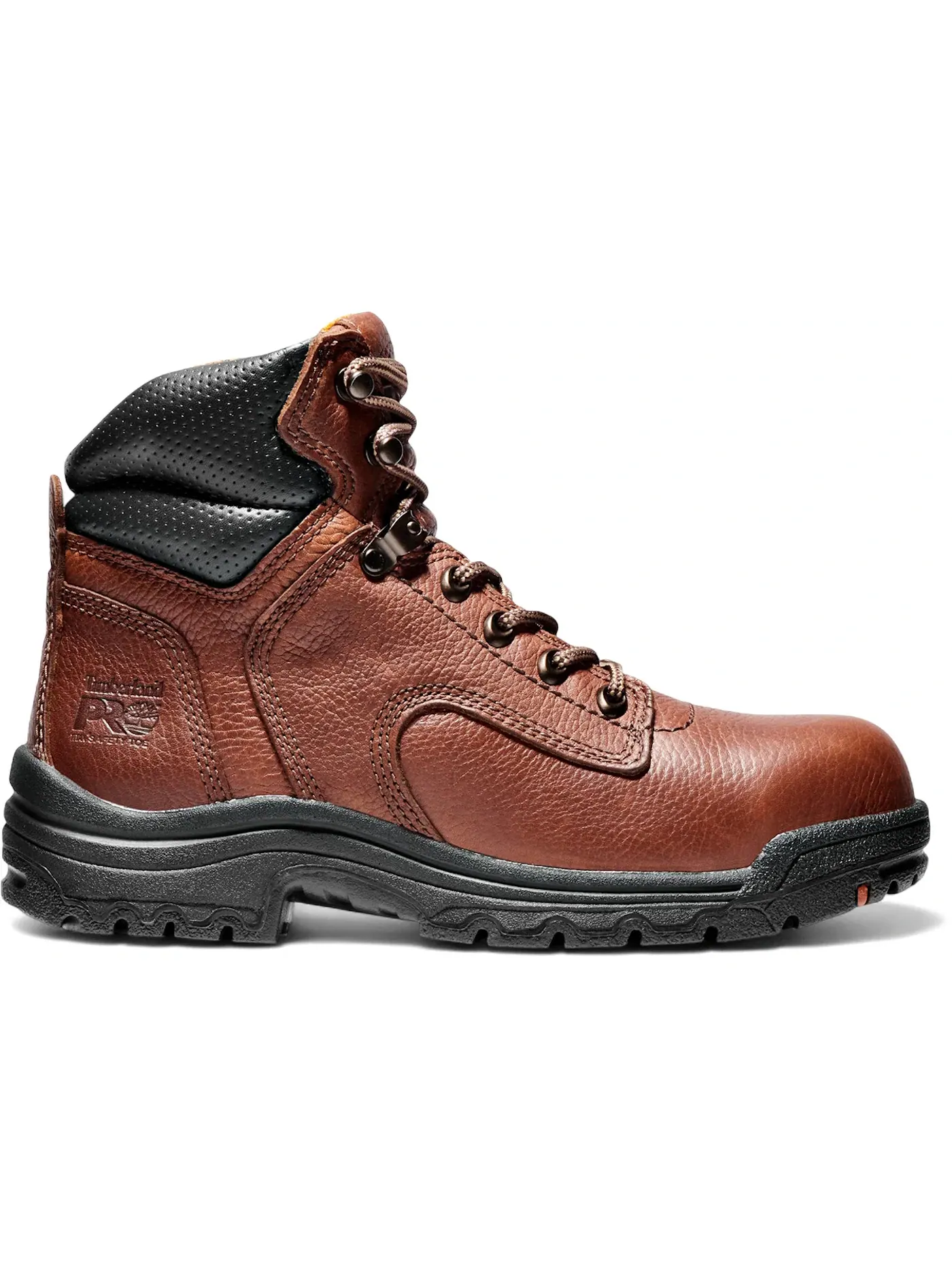 Женские ботинки с композитным носком Timberland TiTAN 6" Alloy Toe Work Boot — изображение 1 из 1, коричневый