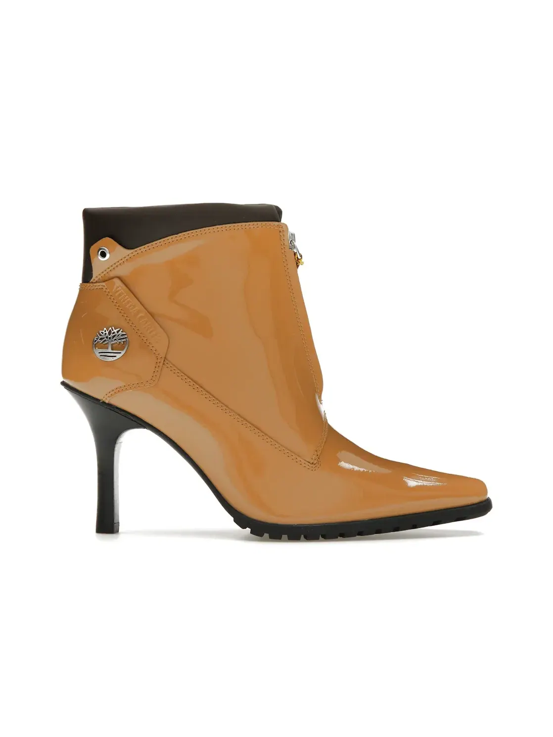 Женские ботинки с молнией Timberland Zip Boot Timberland, Wheat Patent Leather — изображение 1 из 4