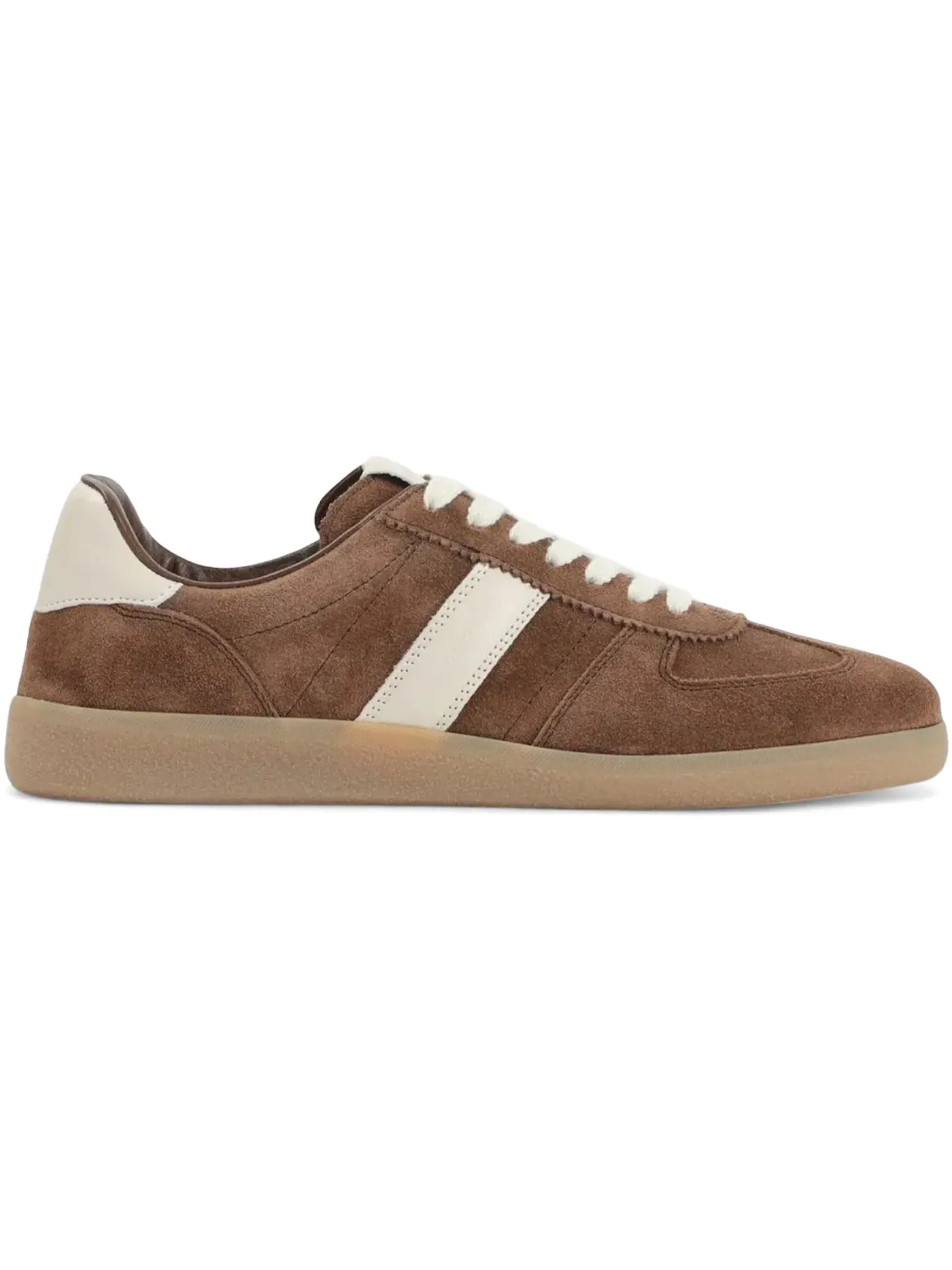 Мужские кроссовки с замшевой отделкой Tom Ford Archer Suede Leather Sneaker, Tobacco Amber — изображение 1 из 1