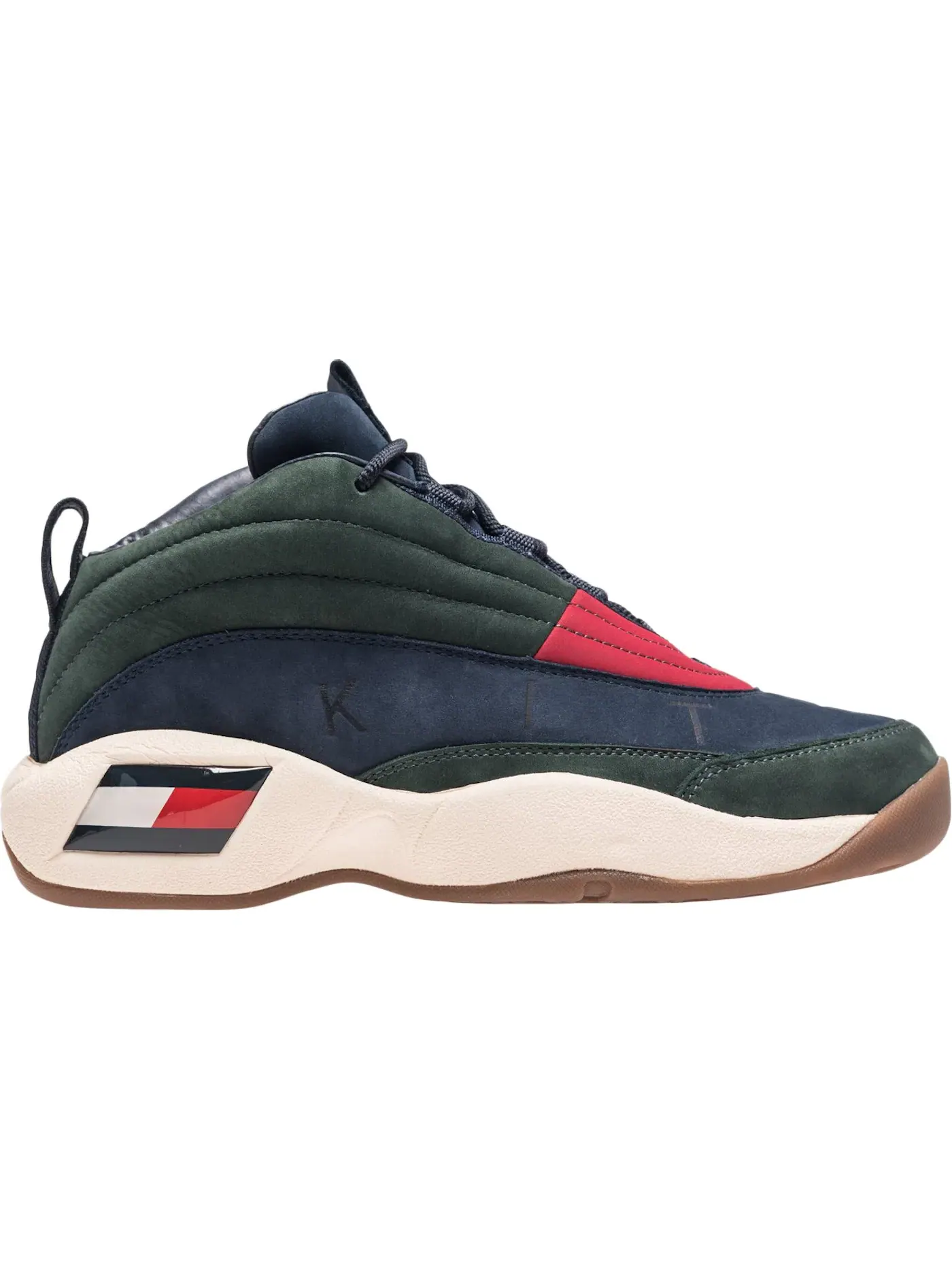 Мужские кроссовки для повседневной носки Tommy Hilfiger Skew Lux Basketball Sneaker — изображение 1 из 1