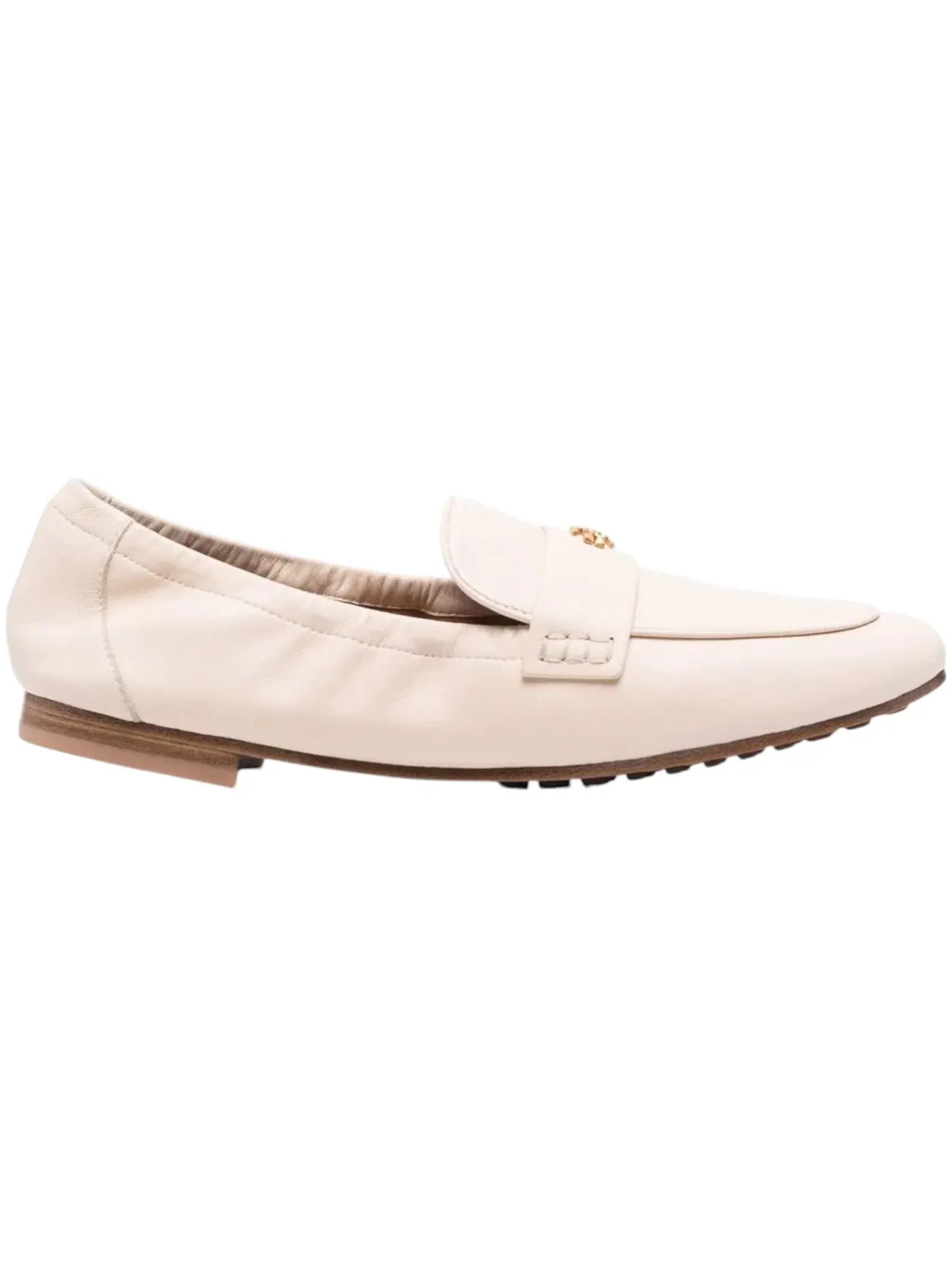 Женские туфли-лодочки без каблука Tory Burch Ballet Loafer — изображение 1 из 3, кремовый