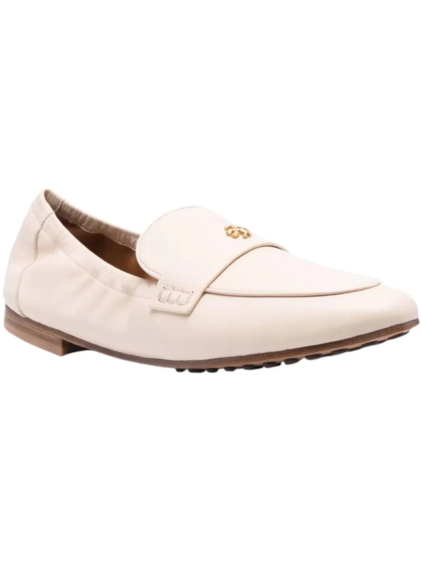 Женские туфли-лодочки без каблука Tory Burch Ballet Loafer — изображение 2 из 3, кремовый