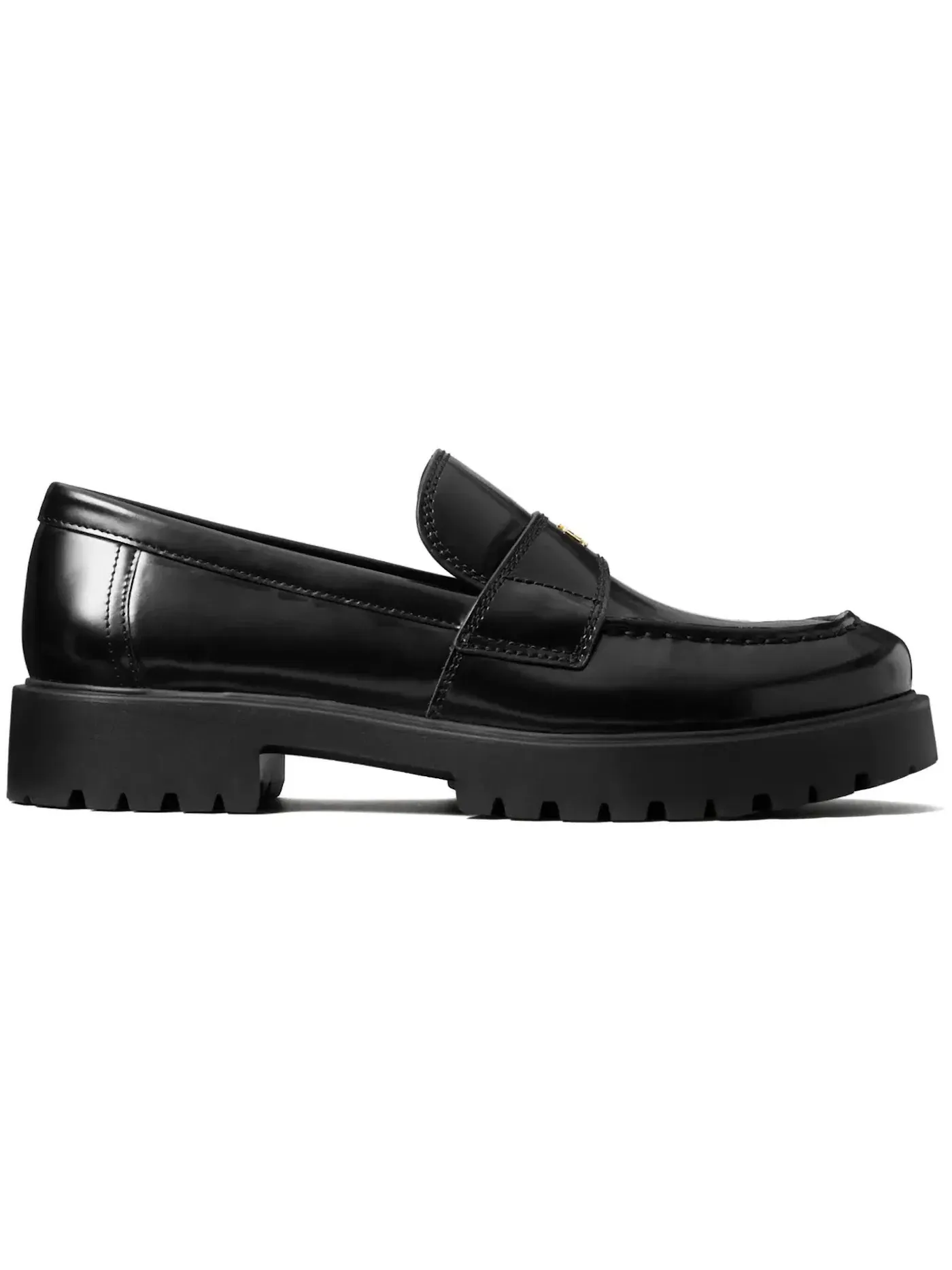 Женские лоферы на массивной подошве Classic Lug Loafer Tory Burch — изображение 1 из 1, черный