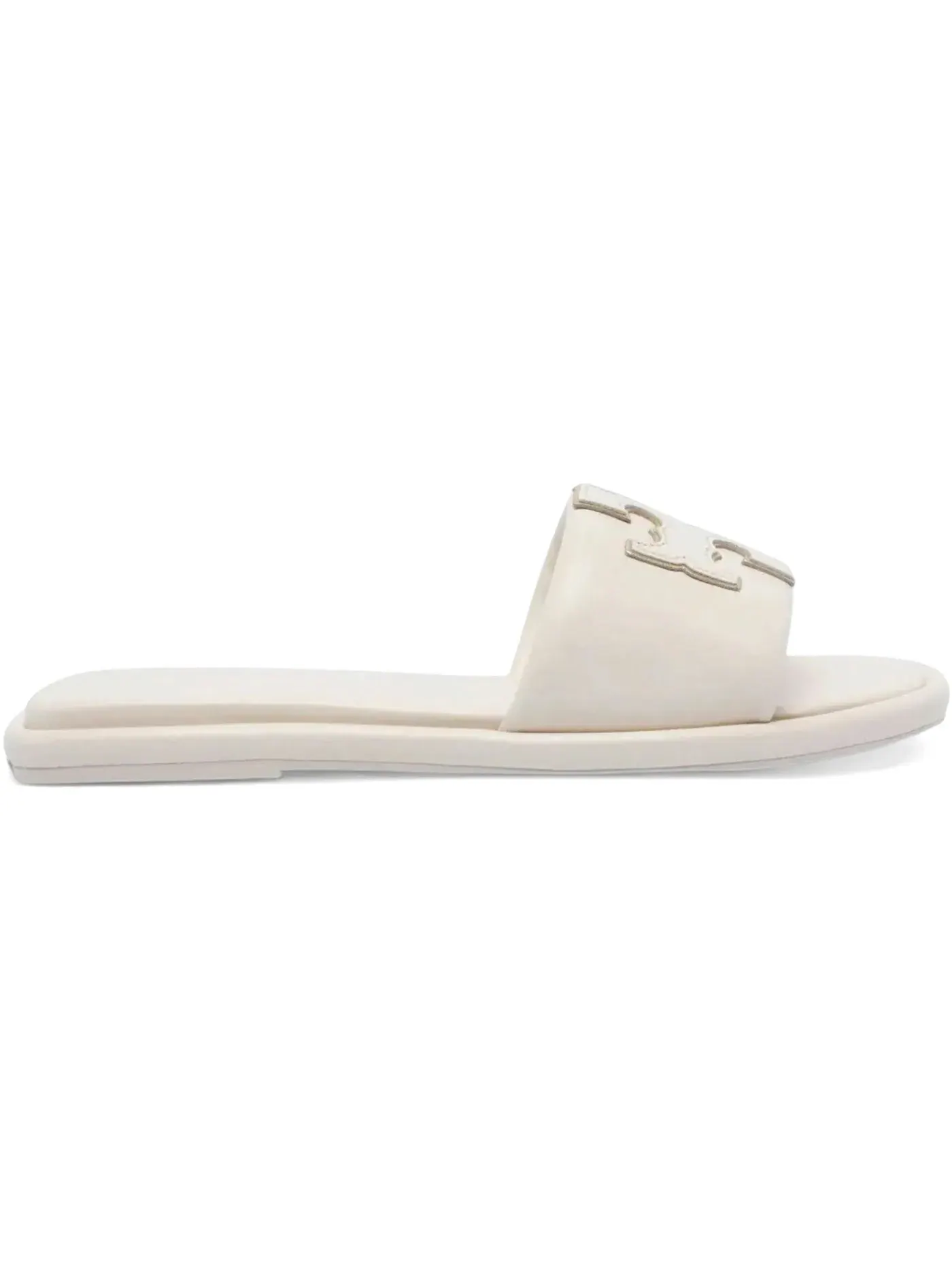Женские шлепанцы с логотипом Double T Sport Tory Burch — изображение 1 из 1
