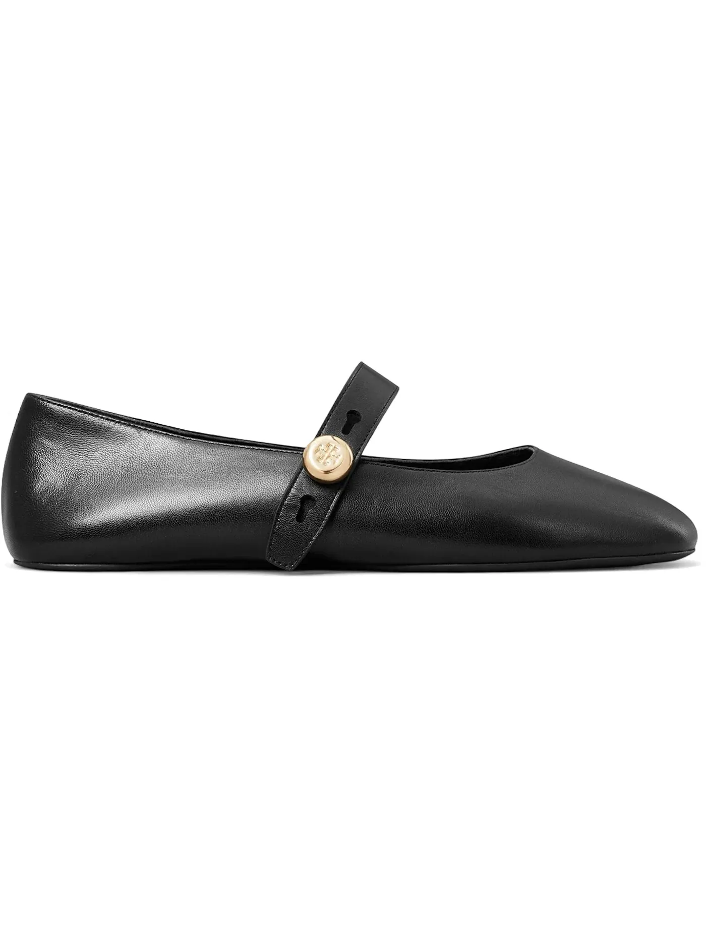 Женские туфли-лодочки на ремешке Mary Jane Flats Tory Burch — изображение 1 из 1, черный
