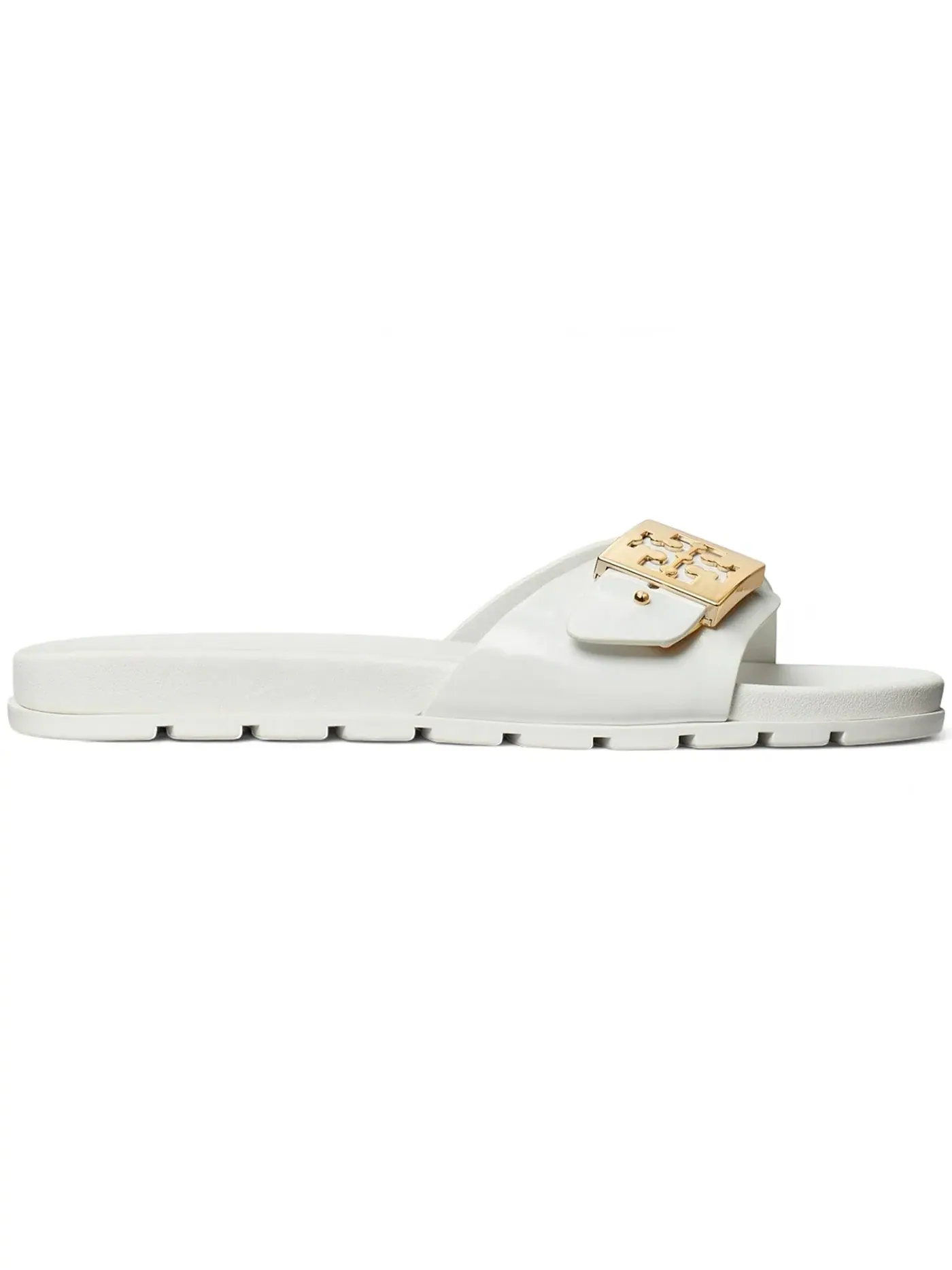 Женские сандалии-слайды Mellow Slide Tory Burch — изображение 1 из 2, белый/белый/белый