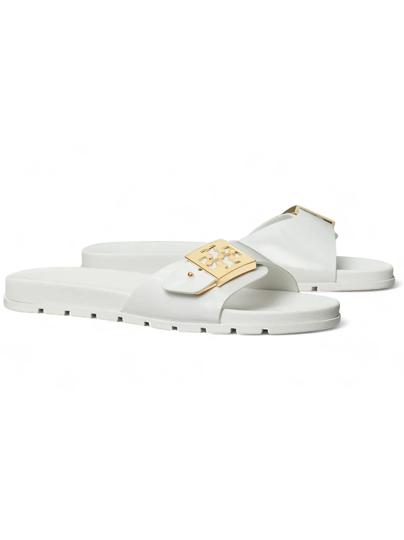 Женские сандалии-слайды Mellow Slide Tory Burch — изображение 2 из 2, белый/белый/белый