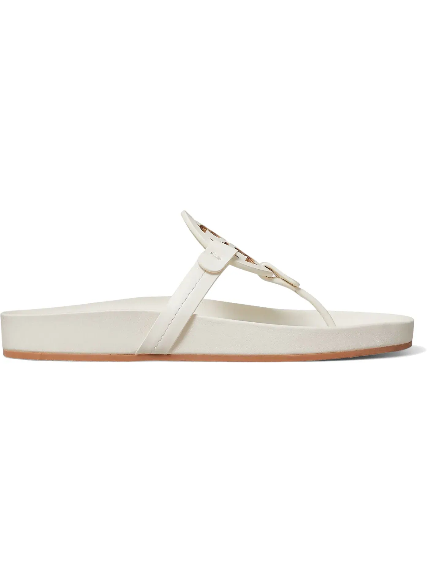 Женские сандалии с ремешком Miller Cloud Sandals Tory Burch — изображение 1 из 1, слоновая кость белый