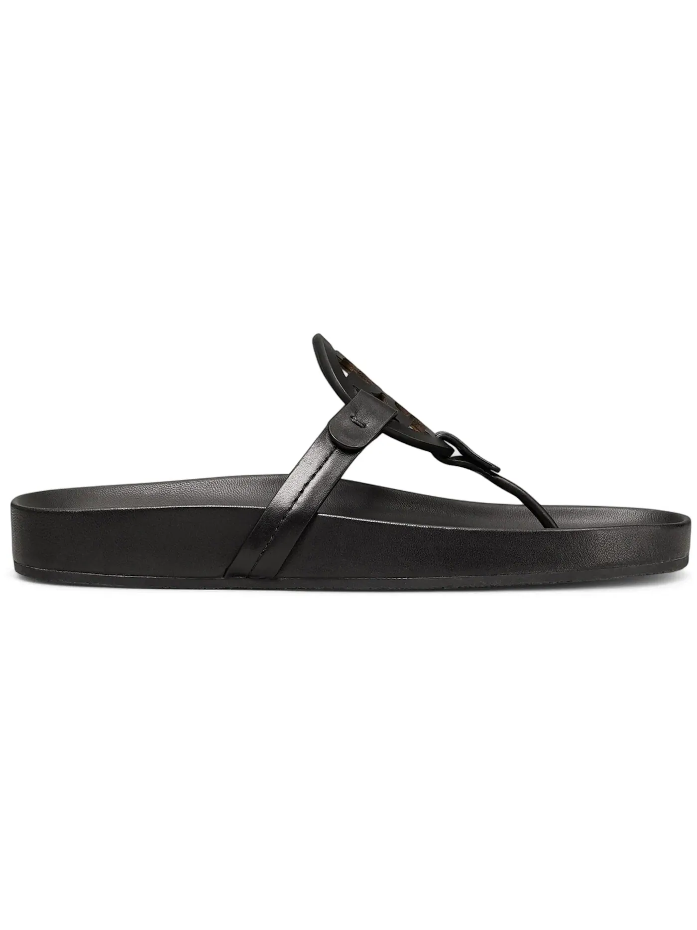 Женские сандалии с облачной подошвой Tory Burch Miller Cloud Sandals — изображение 1 из 1, черный