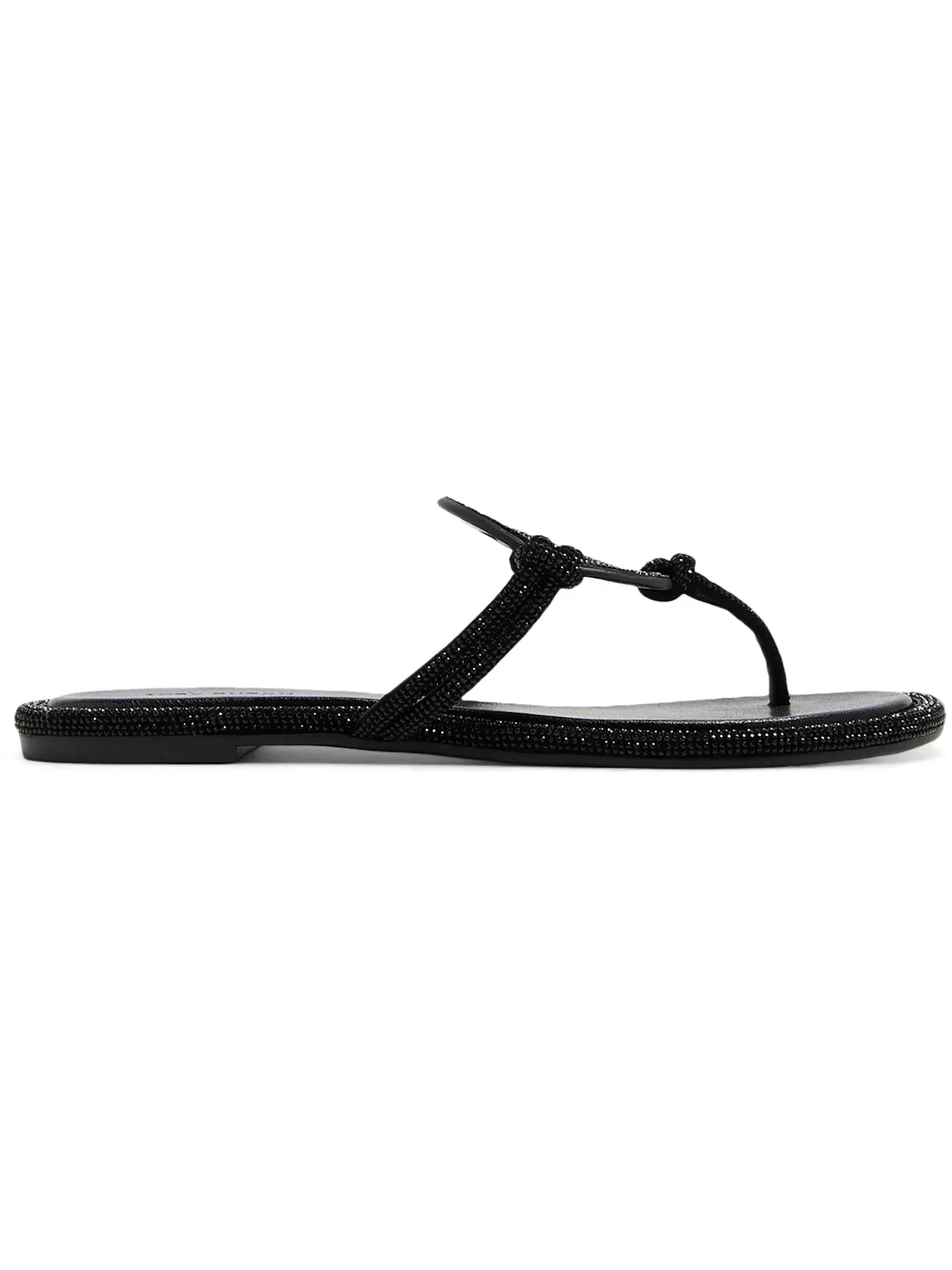 Женские сандалии с узлом Miller Knotted Pave Tory Burch — изображение 1 из 1, черный