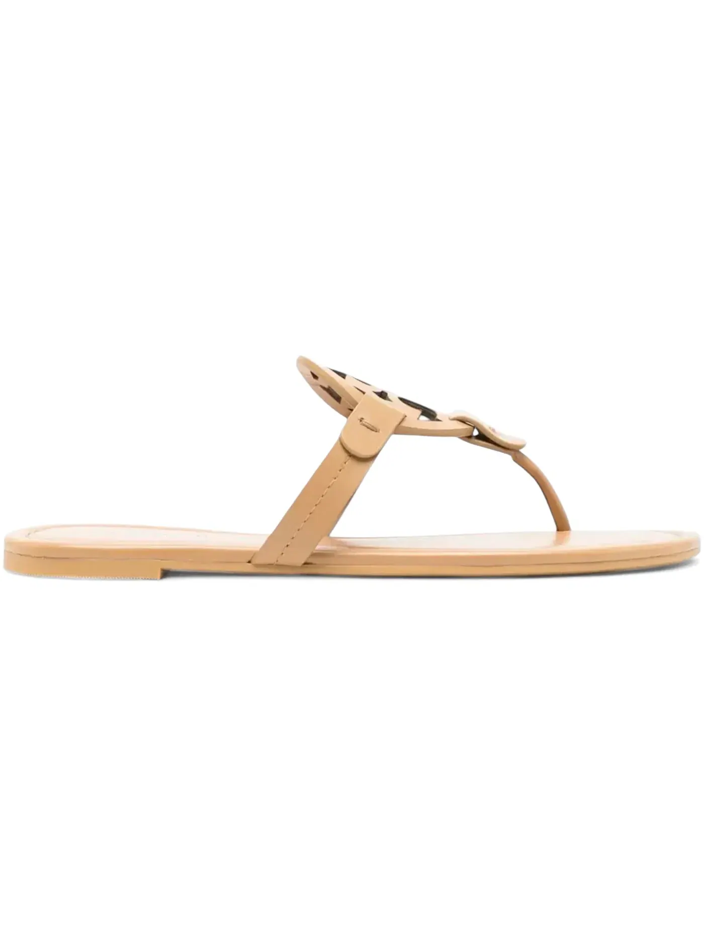 Женские сандалии с перекрестными ремешками Tory Burch Miller Sandal — изображение 1 из 1, бежевый