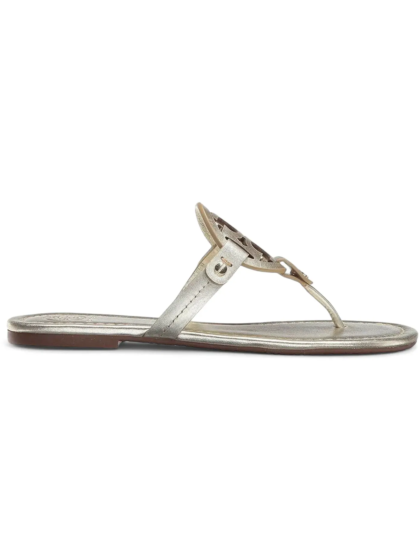 Женские сандалии без каблука Miller Sandals Tory Burch — изображение 1 из 1, золотистый
