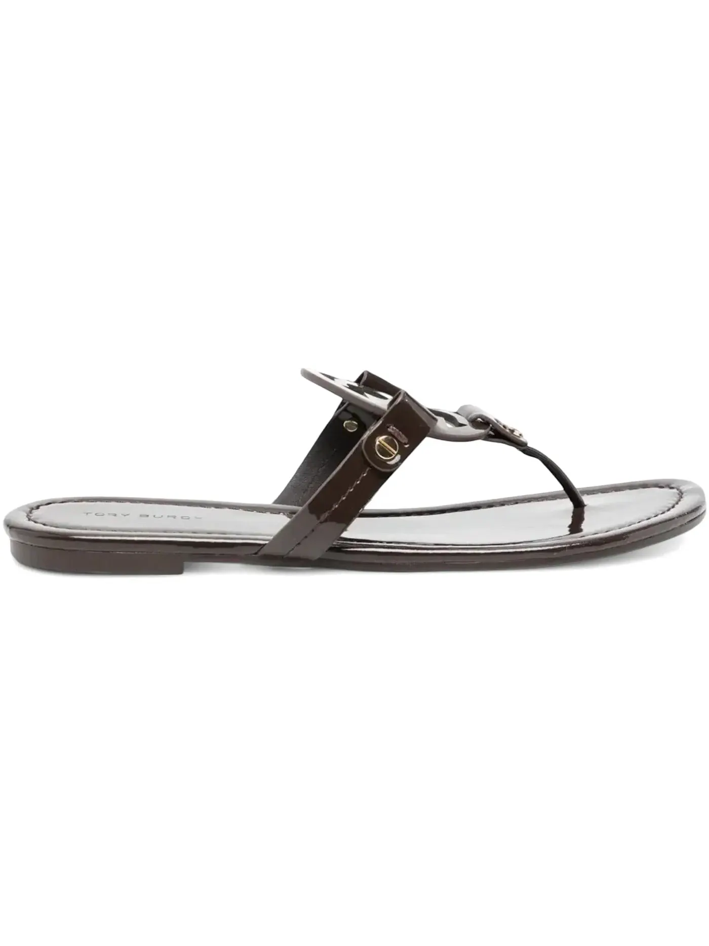 Женские сандалии-вьетнамки с логотипом Miller Thong Sandals Tory Burch — изображение 1 из 1, кокос