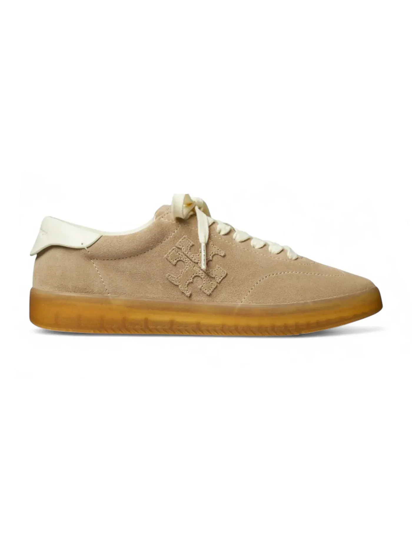Женские кроссовки с принтом Tory Burch Phoenix Sneakers — изображение 1 из 1, бежевый