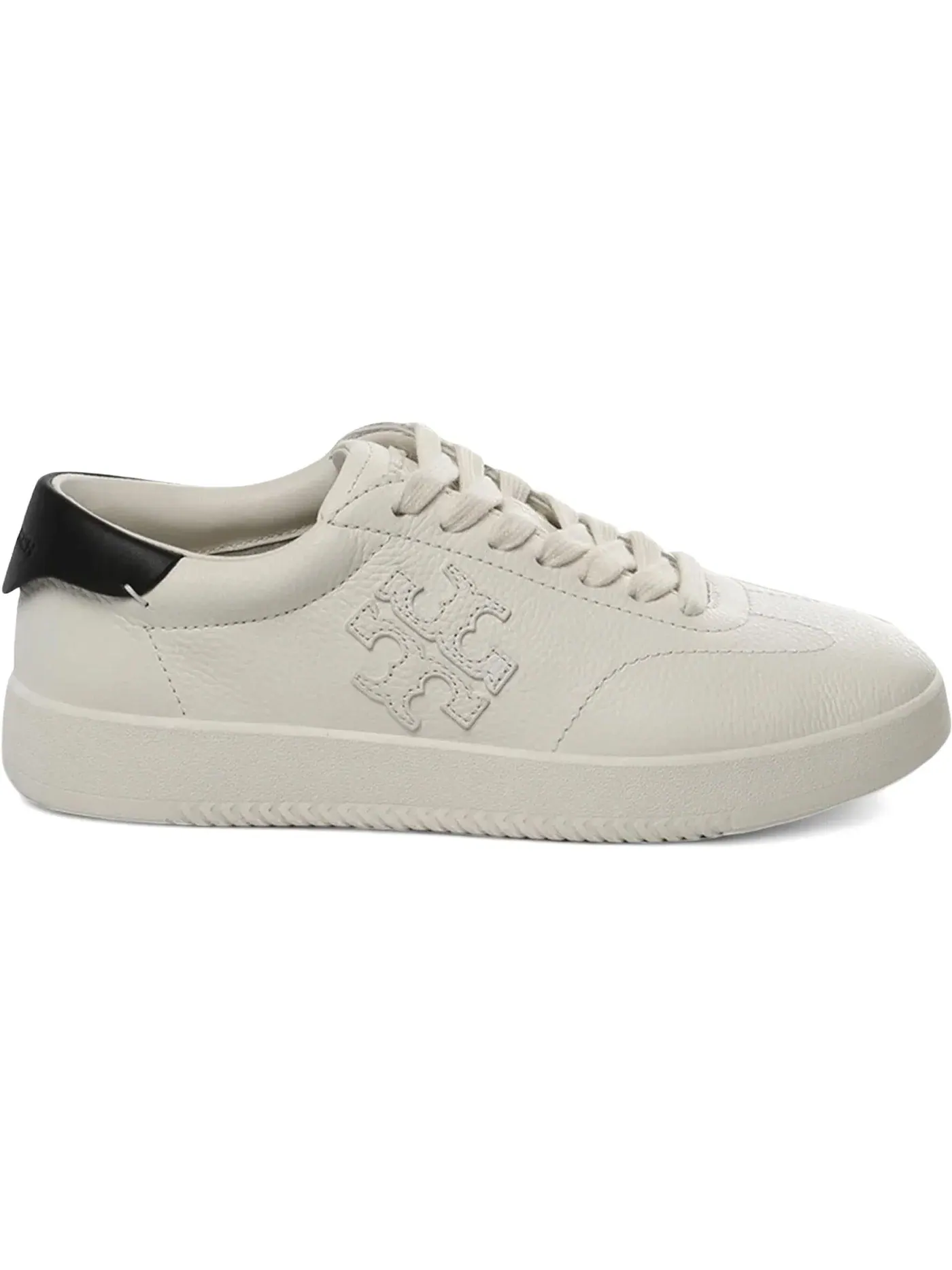 Женские кроссовки с контрастной подошвой Tory Burch Phoenix Sneakers — изображение 1 из 1, кремовый черный