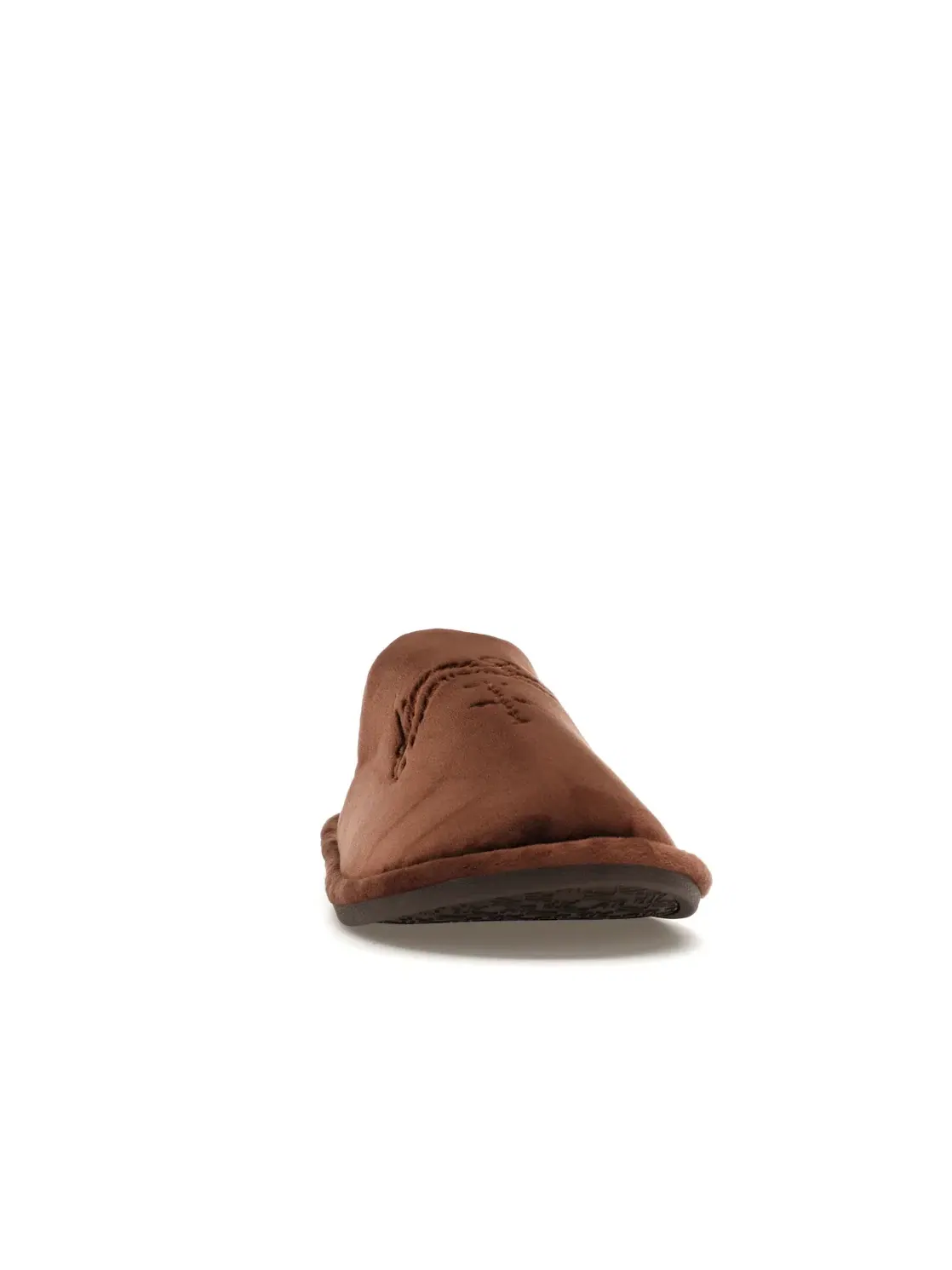 Детские тапочки велюровые Travis Scott CJ x Audemars Piguet House Slippers Travis Scott — изображение 2 из 4, коричневый