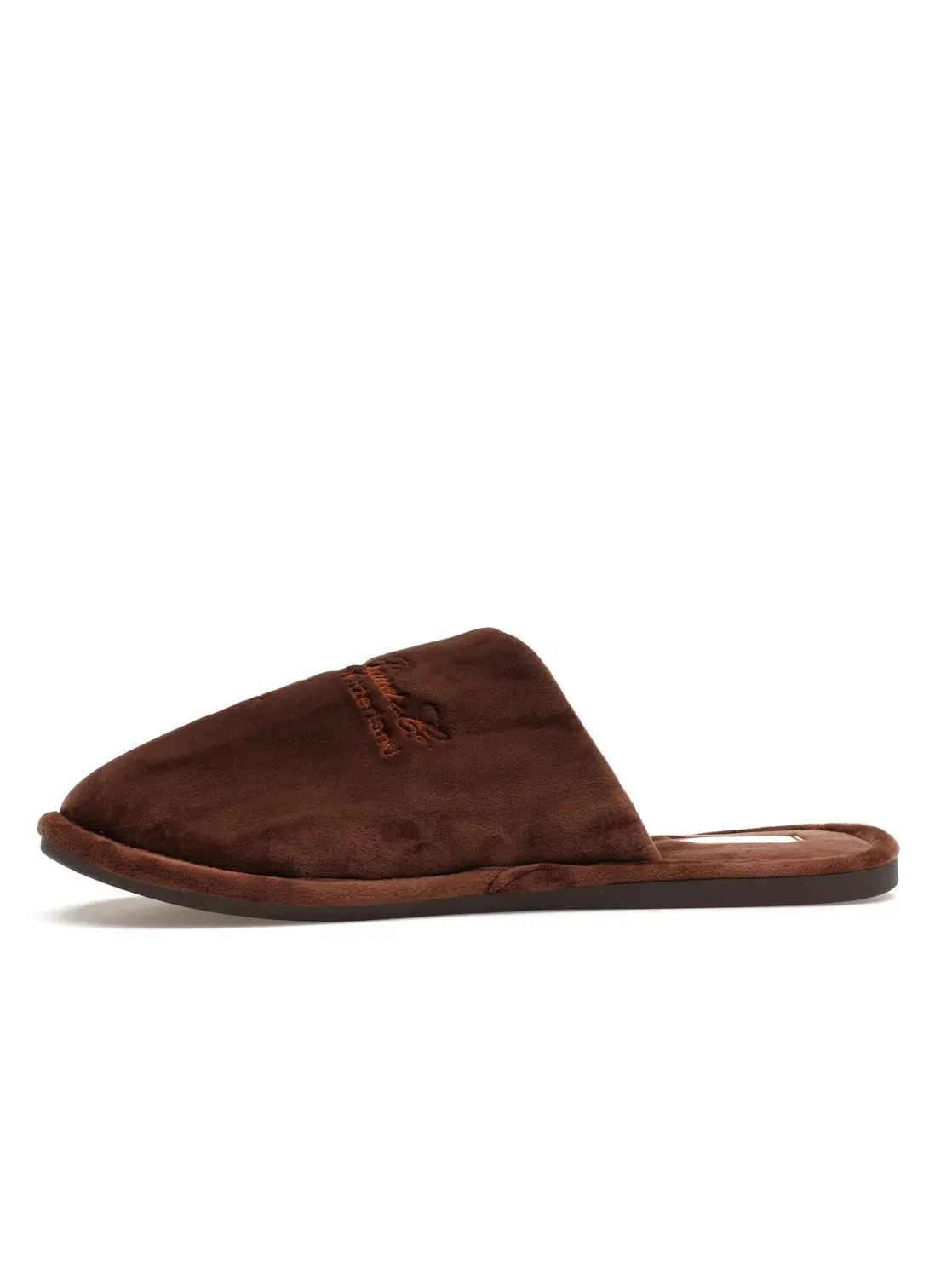 Детские тапочки велюровые Travis Scott CJ x Audemars Piguet House Slippers Travis Scott — изображение 3 из 4, коричневый