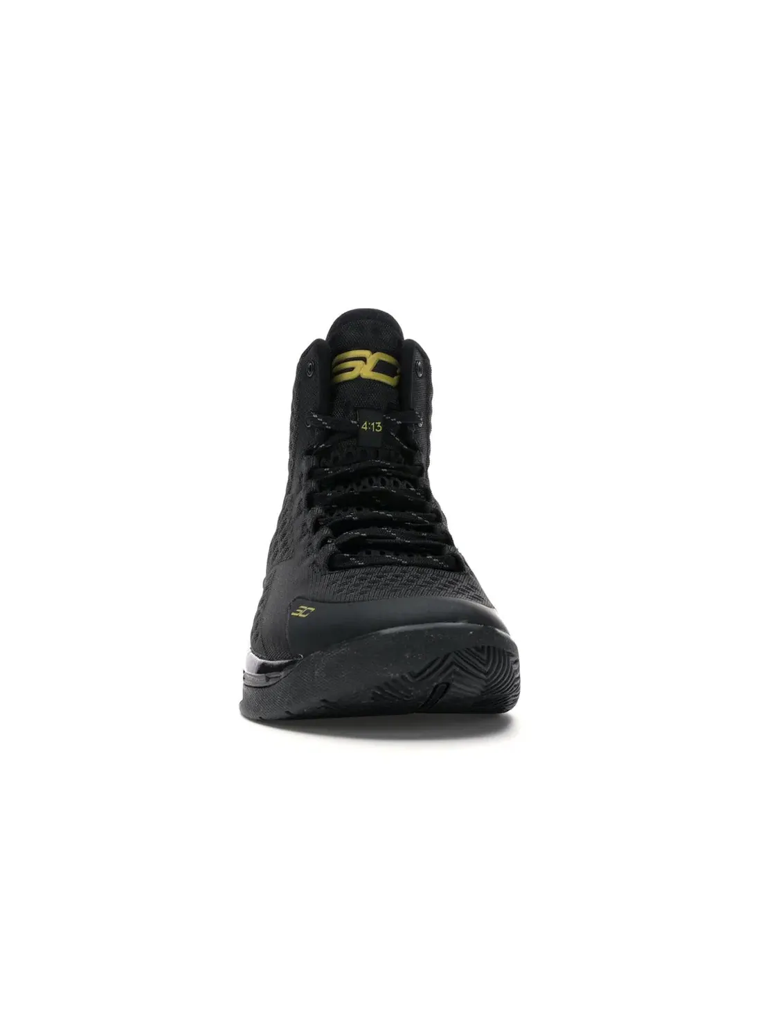 Мужские кроссовки с анатомическим верхом UA Curry 1 Under Armour — изображение 2 из 4, черный/черный-черный