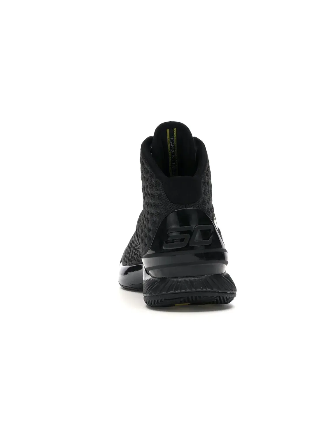 Мужские кроссовки с анатомическим верхом UA Curry 1 Under Armour — изображение 4 из 4, черный/черный-черный