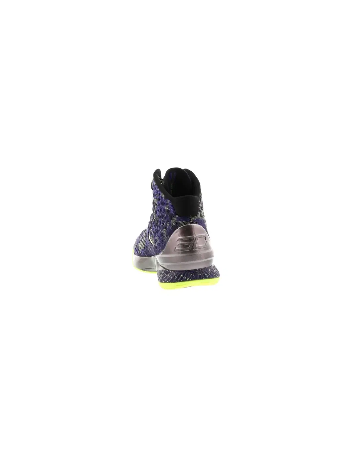 Мужские кроссовки с камуфляжным принтом UA Curry 1 Under Armour — изображение 4 из 4, фиолетовый/черный