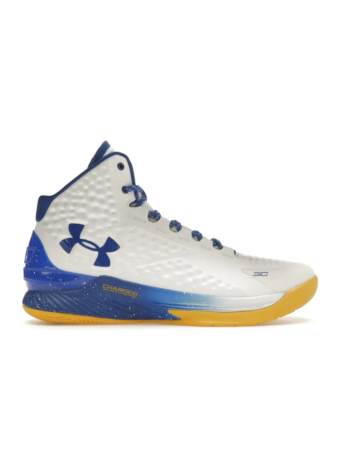 Мужские кроссовки для баскетбола с амортизацией Under Armour Curry 1 — изображение 1 из 4, белый