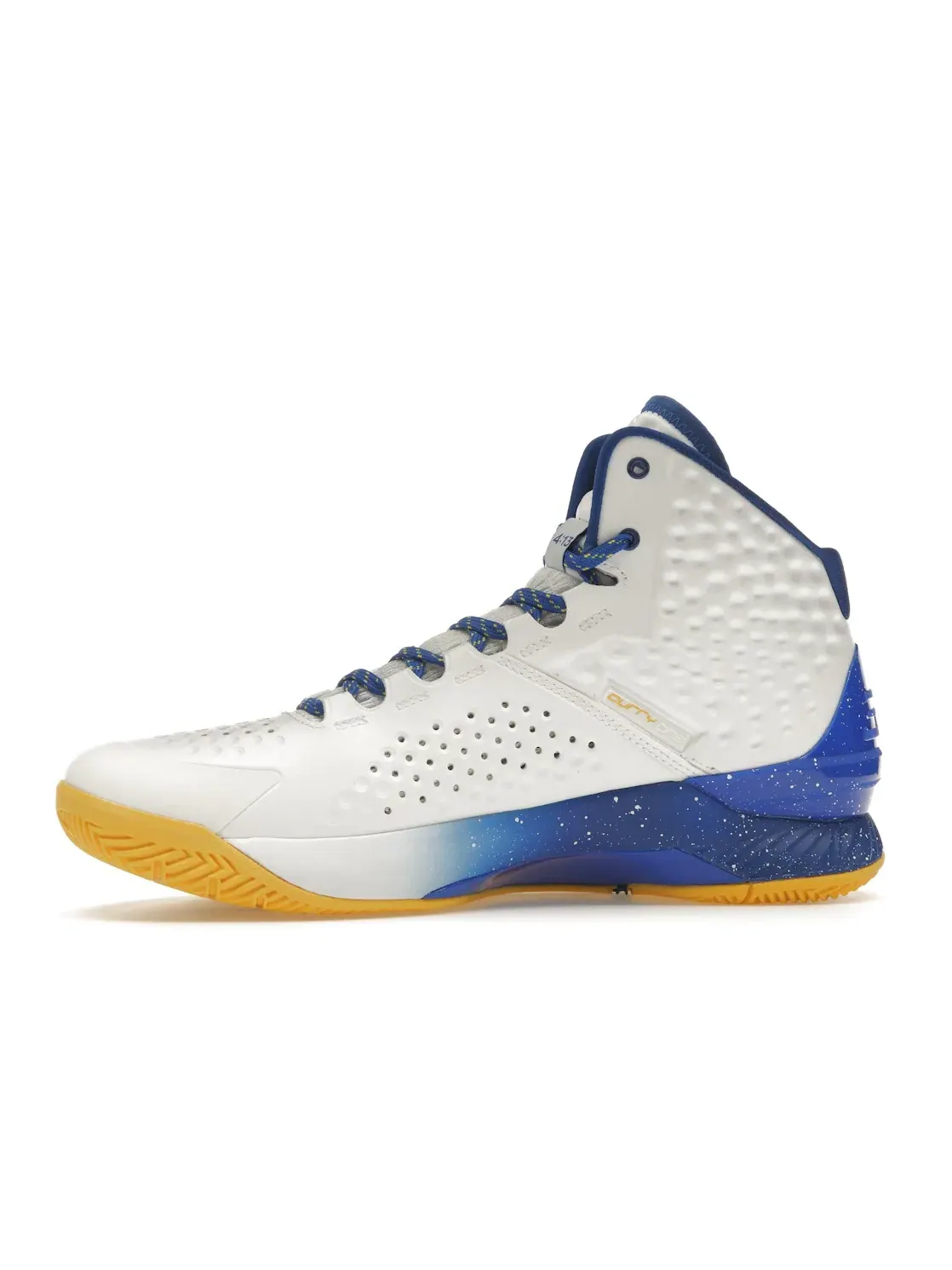Мужские кроссовки для баскетбола с амортизацией Under Armour Curry 1 — изображение 3 из 4, белый