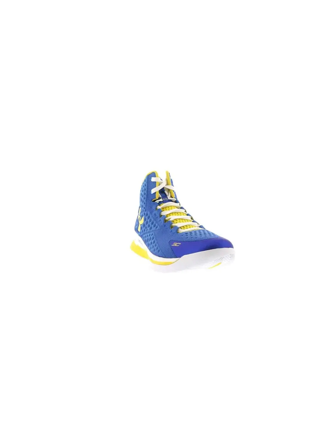 Мужские баскетбольные кроссовки с принтом UA Curry 1 Under Armour, Royal/Taxi — изображение 2 из 4