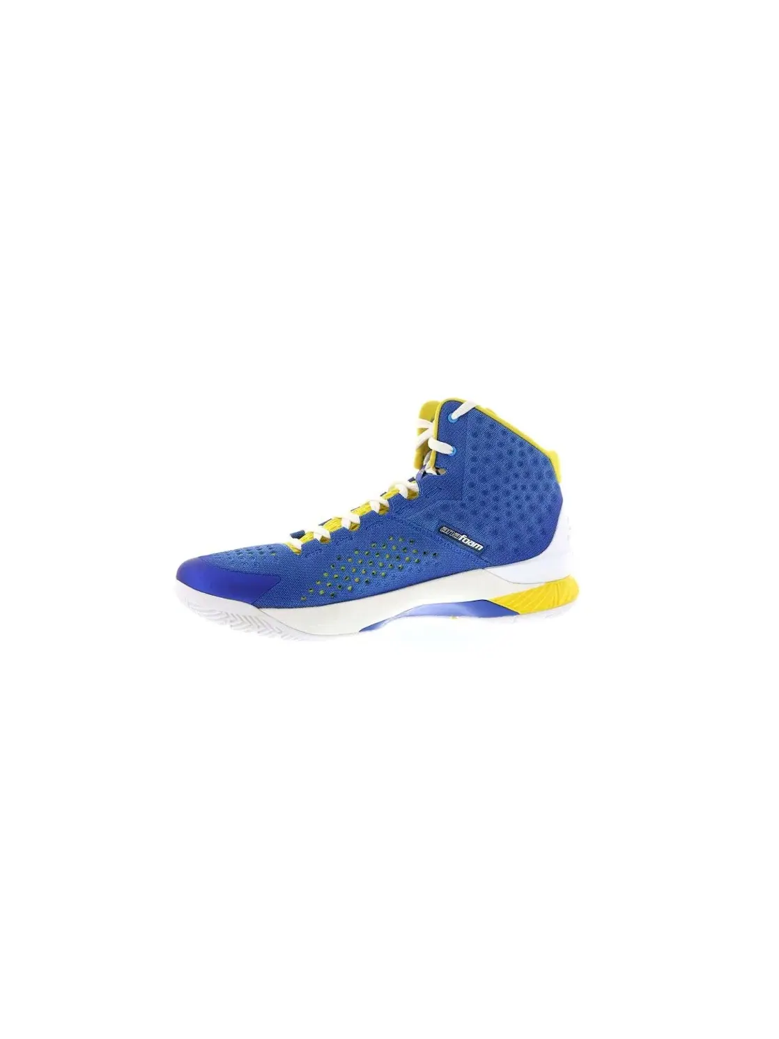 Мужские баскетбольные кроссовки с принтом UA Curry 1 Under Armour, Royal/Taxi — изображение 3 из 4