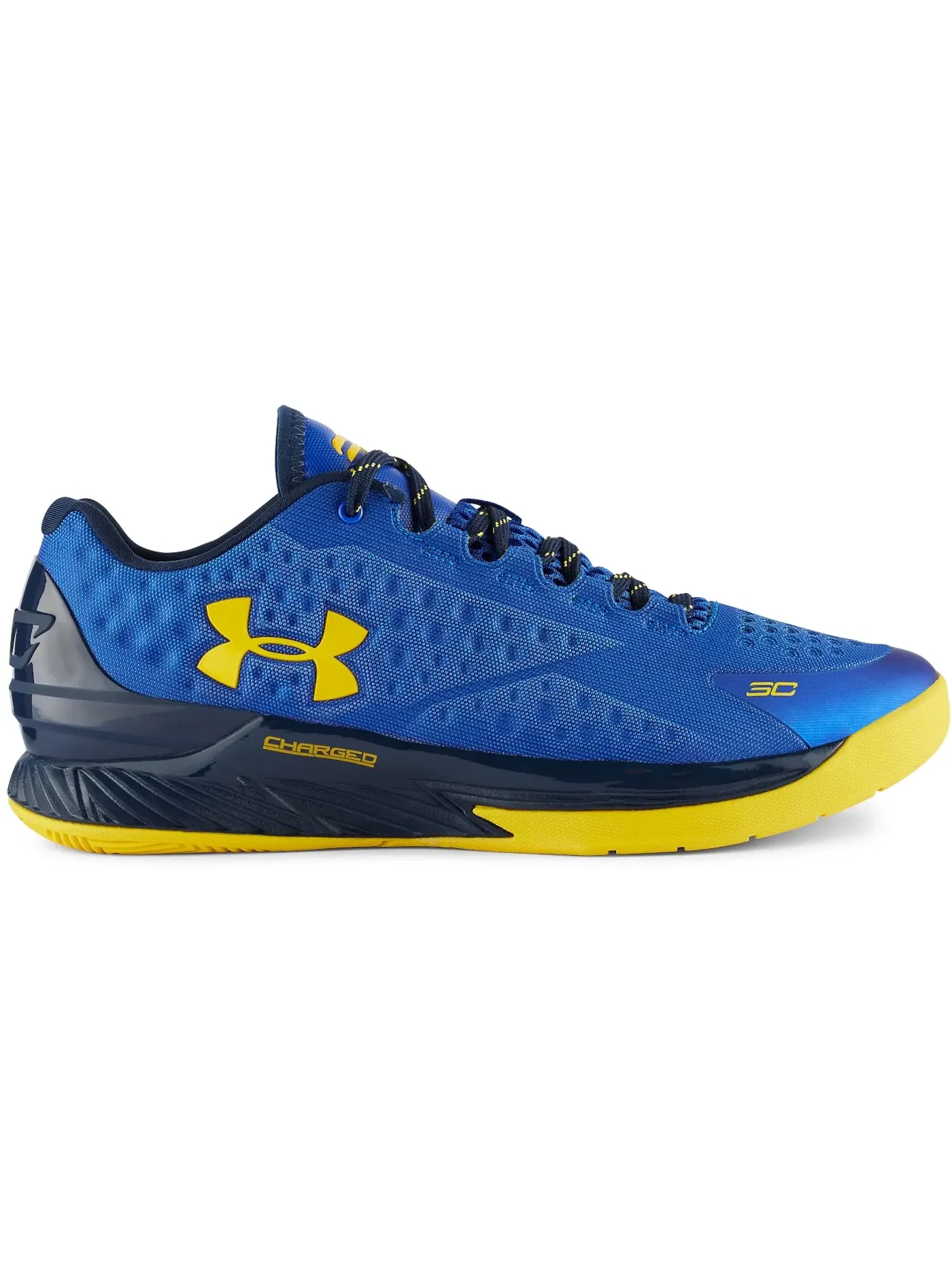 Мужские кроссовки баскетбольные UA Curry 1 Low Dub Nation Under Armour, Royal/Academy-Taxi — изображение 1 из 1