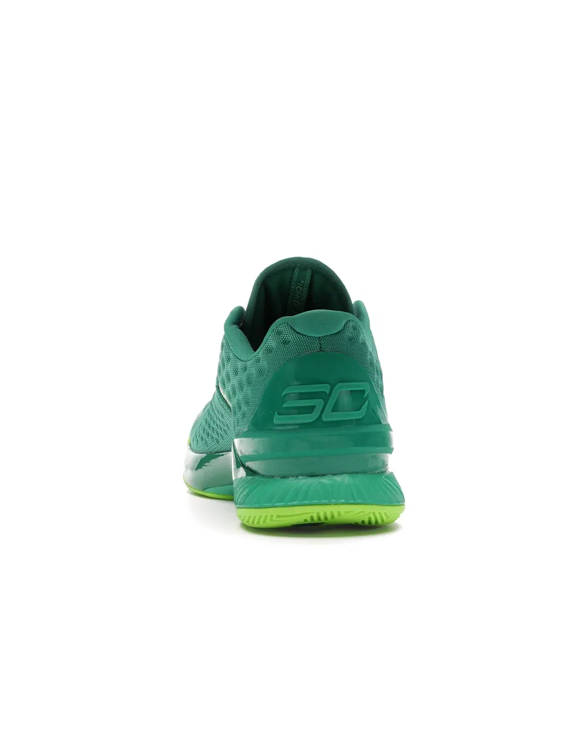 Мужские кроссовки для гольфа с низким верхом UA Curry 1 Low Under Armour — изображение 4 из 4, зеленый/зеленый