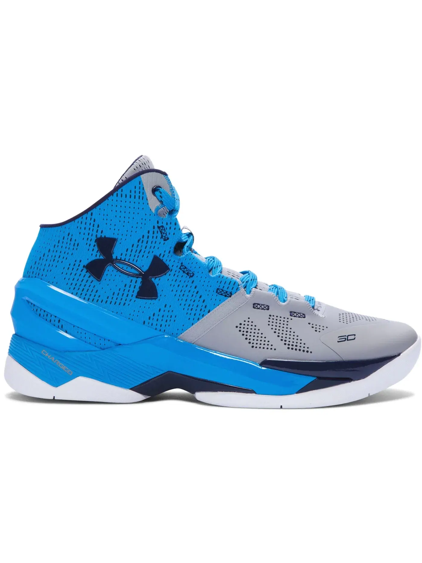 Мужские кроссовки для бега UA Curry 2 Under Armour — изображение 1 из 1, синий/темно-синий