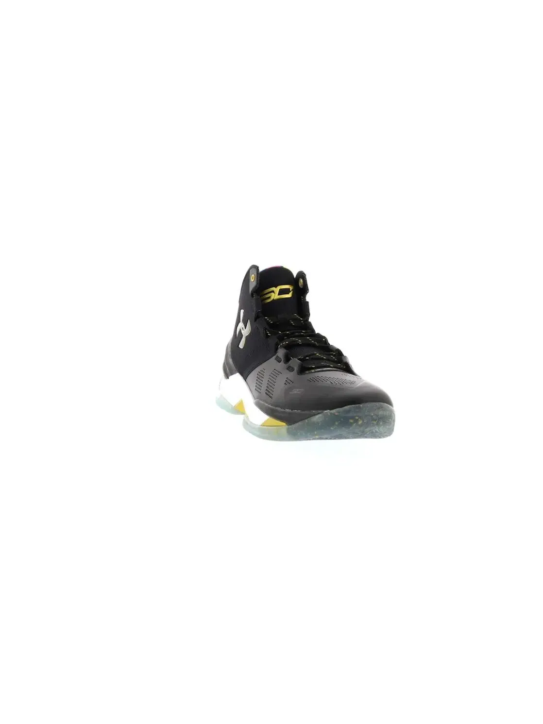 Мужские кроссовки для баскетбола UA Curry 2 Elite Under Armour — изображение 2 из 4, черный/золотистый
