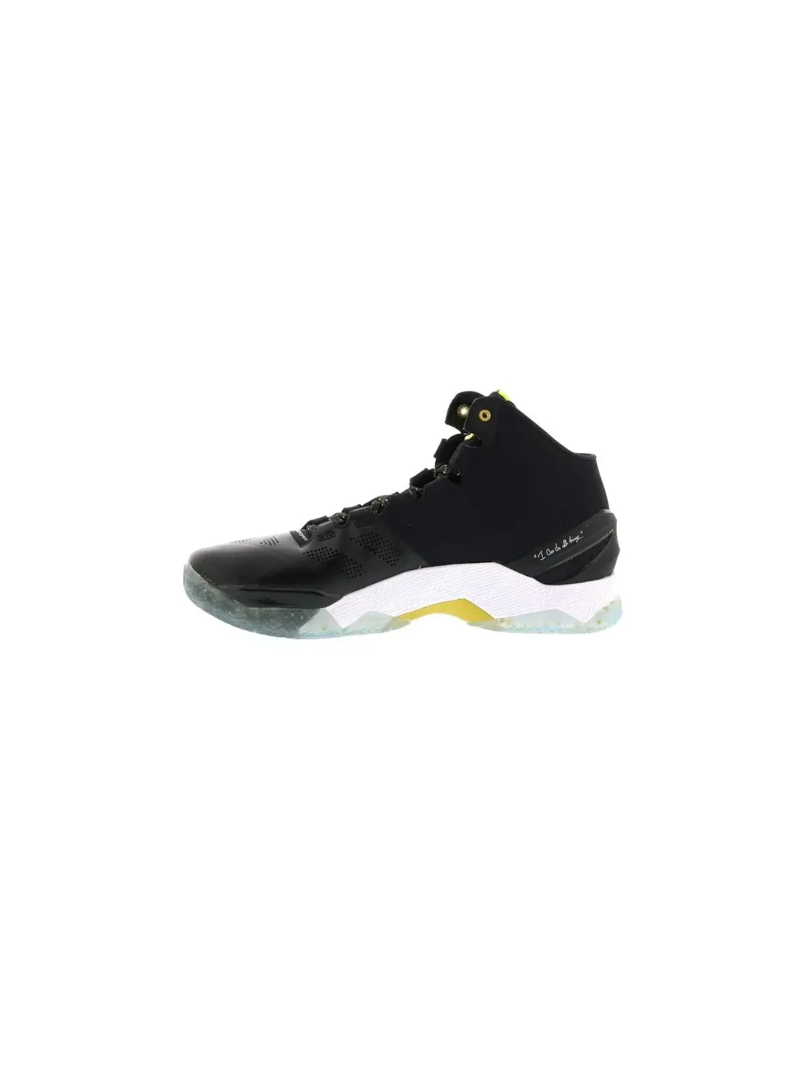 Мужские кроссовки для баскетбола UA Curry 2 Elite Under Armour — изображение 3 из 4, черный/золотистый