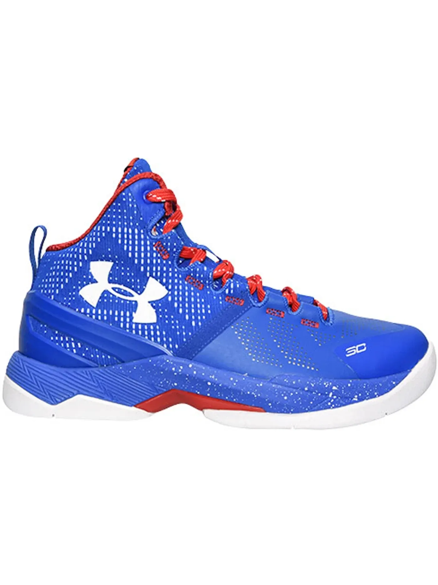 Мужские кроссовки для баскетбола UA Curry 2 Under Armour — изображение 1 из 1, красный-белый