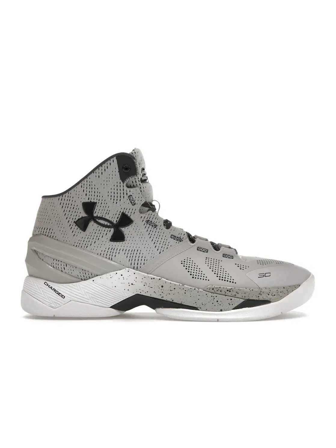 Мужские баскетбольные кроссовки с высоким голенищем UA Curry 2 Rainmaker Graystorm Under Armour — изображение 1 из 4
