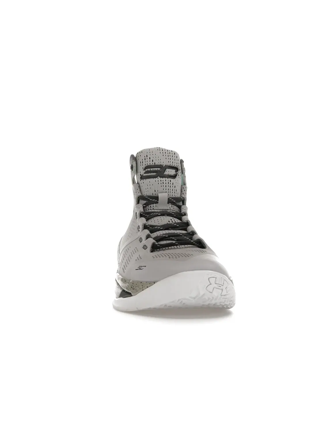 Мужские баскетбольные кроссовки с высоким голенищем UA Curry 2 Rainmaker Graystorm Under Armour — изображение 2 из 4