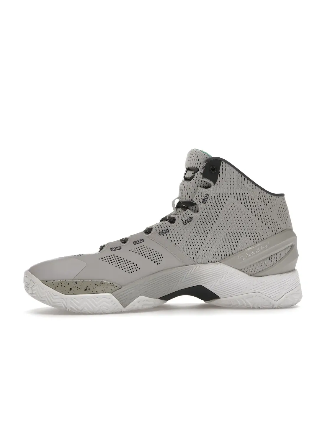 Мужские баскетбольные кроссовки с высоким голенищем UA Curry 2 Rainmaker Graystorm Under Armour — изображение 3 из 4