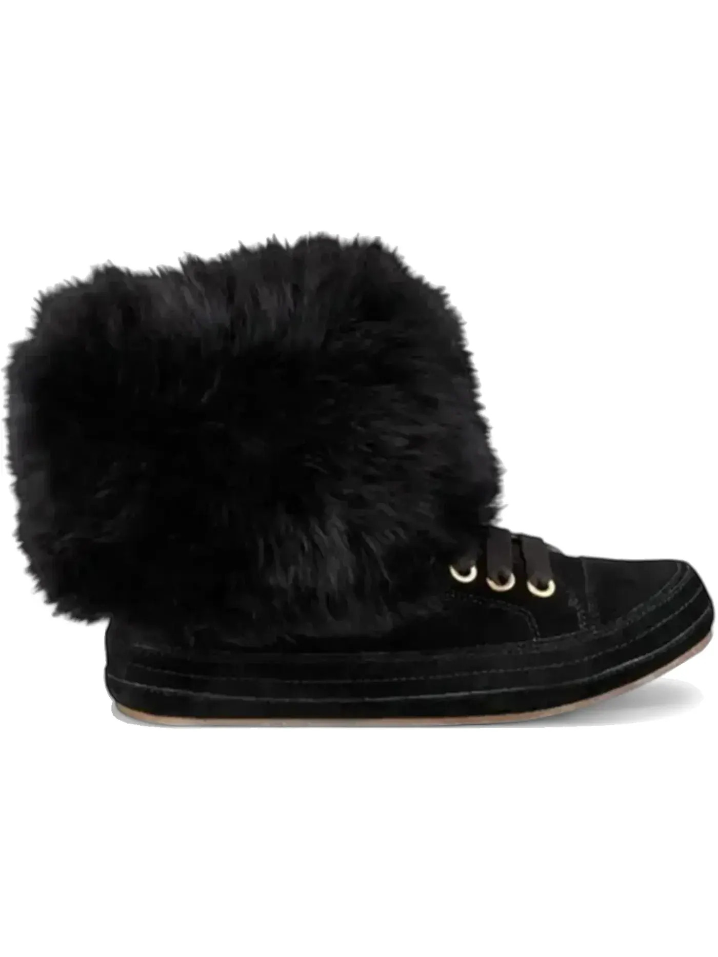Ботинки женские UGG Antoine Fur — изображение 1 из 1, черный