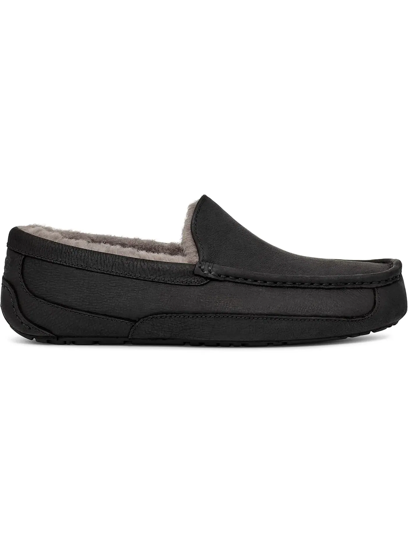 Тапочки мужские UGG Ascot Matte — изображение 1 из 1, черный