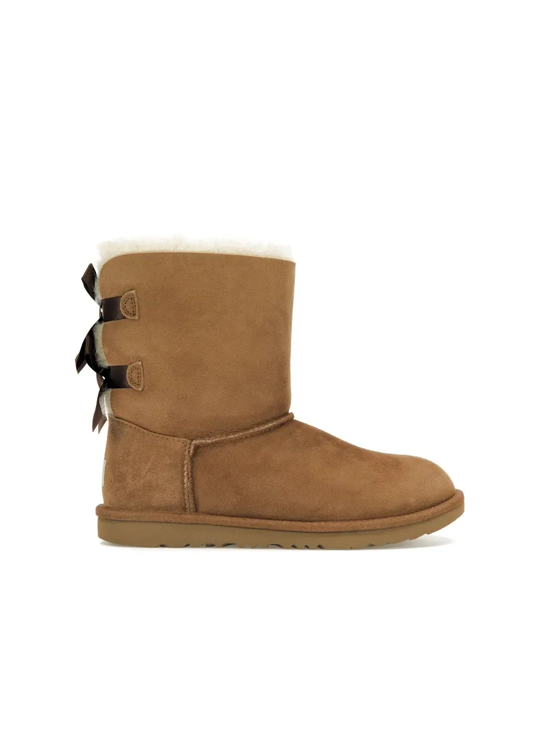 Сапоги детские UGG Bailey Bow II — изображение 1 из 4, каштановый