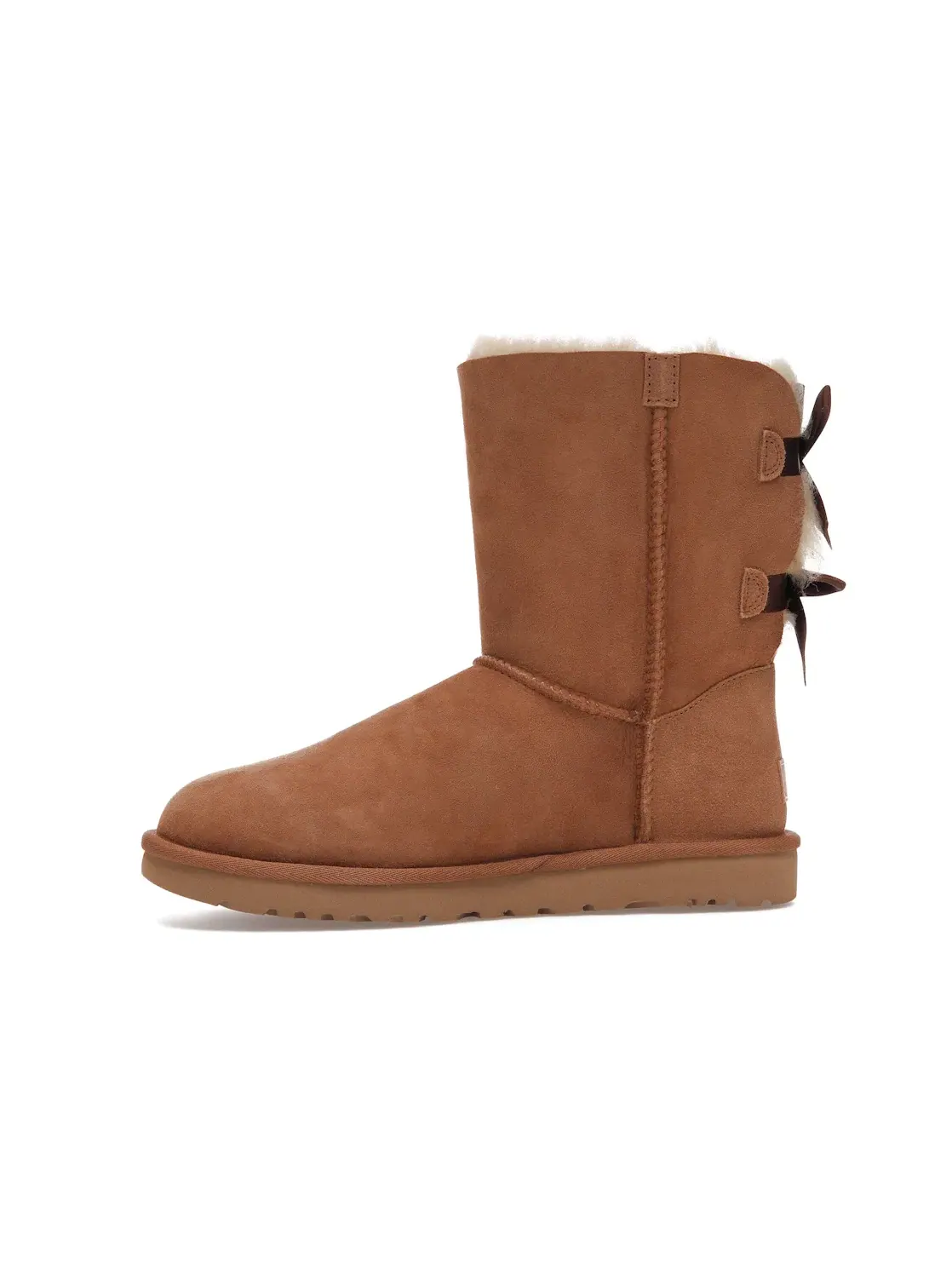 Ботинки женские UGG Bailey Bow II — изображение 3 из 4, каштановый