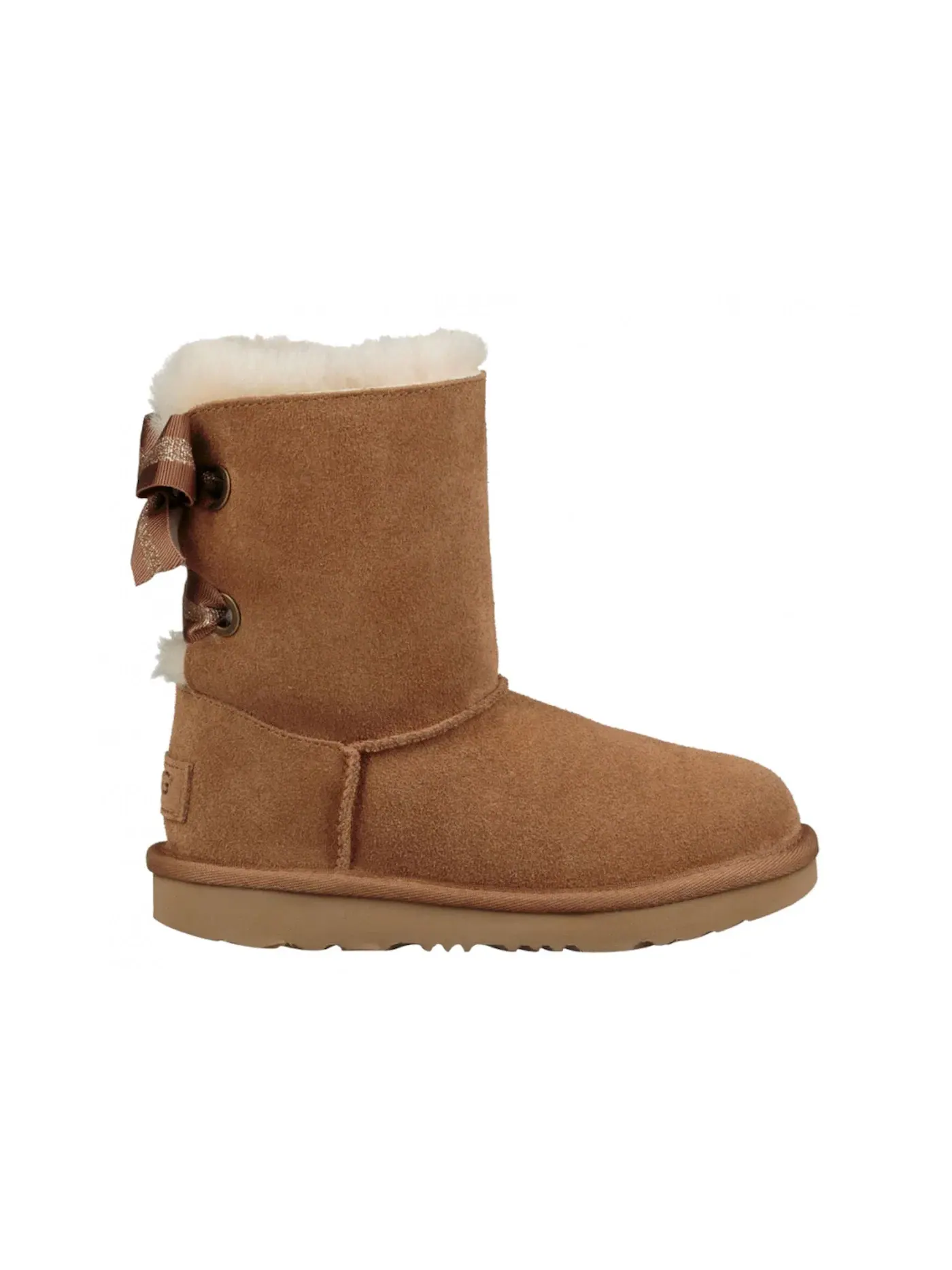 Сапоги детские UGG Bailey Bow II — изображение 1 из 1, каштановый