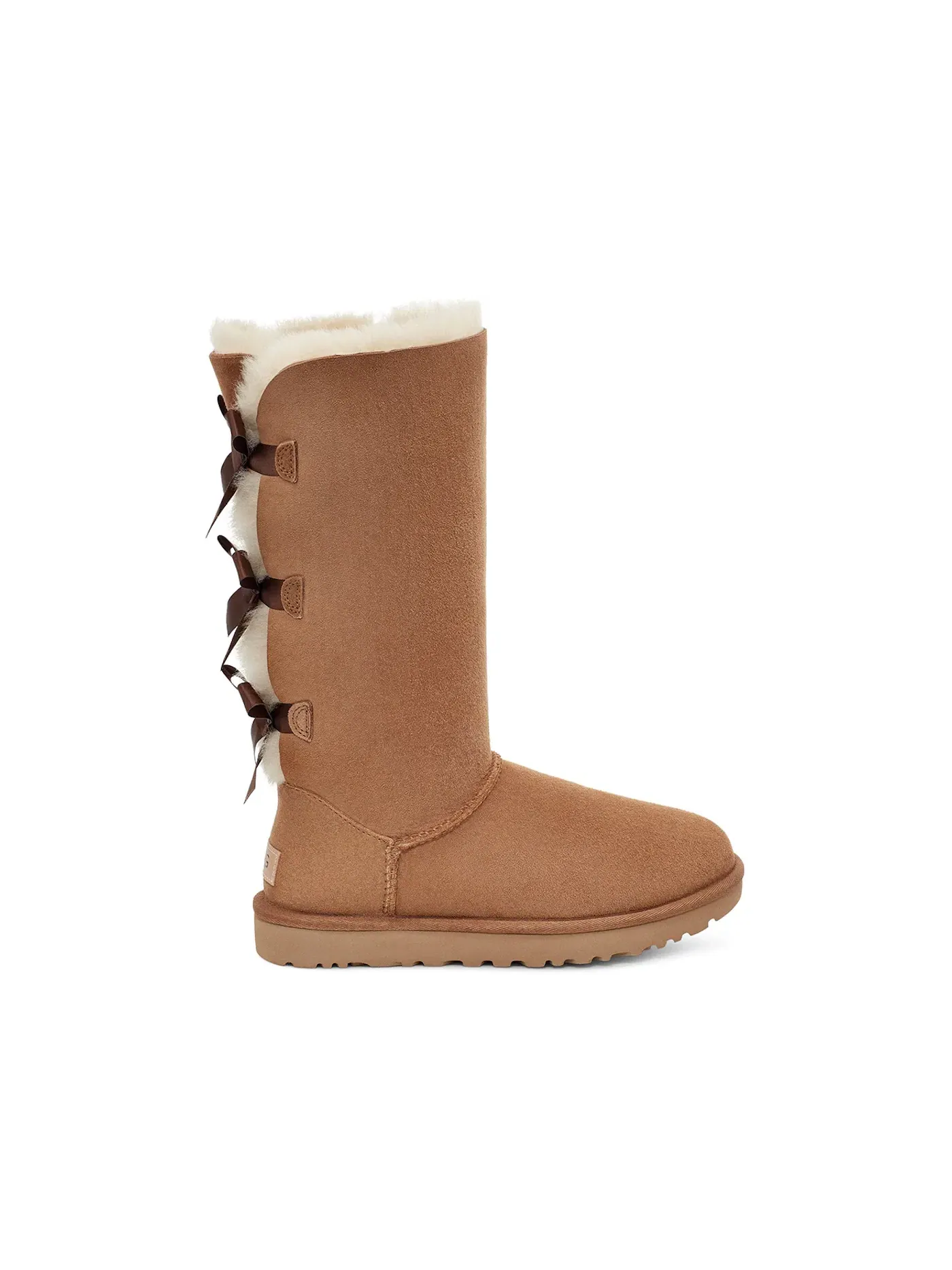 Сапоги женские UGG Bailey Bow Tall II — изображение 1 из 1, каштановый